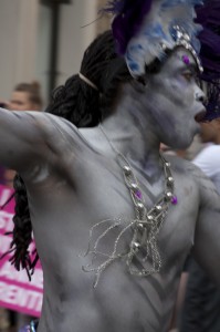 Silver Man Dancing