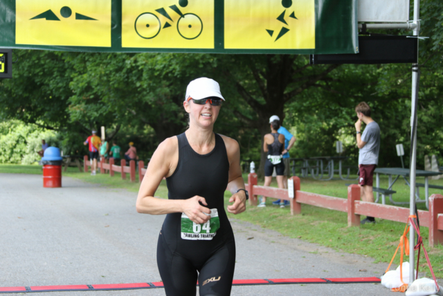 Pawling Triathlon Finisher bib 64