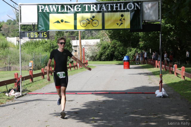 Pawling tri runner bib 30