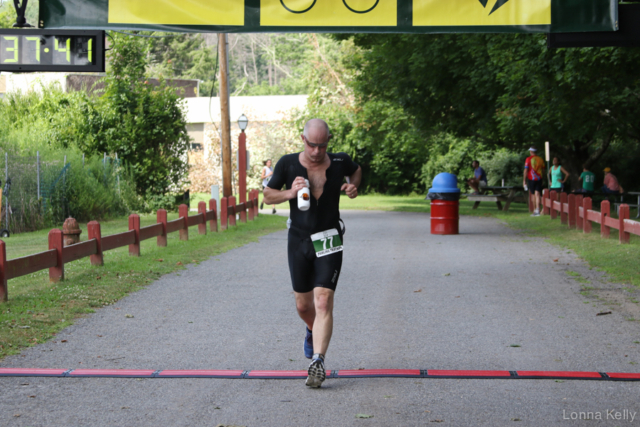 Pawling Triathlon Finisher bib 77