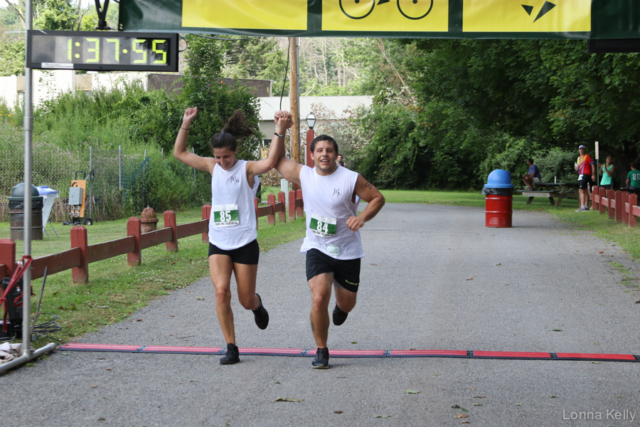 Pawling Triathlon Finisher bib 85 84