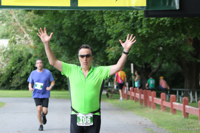 Pawling Triathlon Finisher bib 106