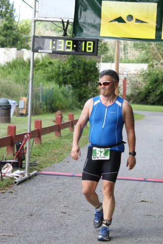 Pawling Triathlon Finisher bib 52