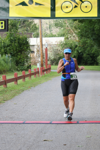 Pawling Triathlon Finisher bib 16