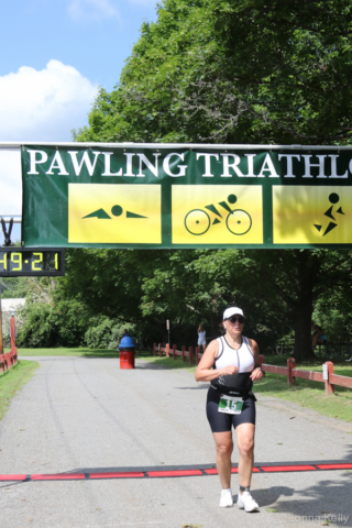 Pawling Triathlon Finisher bib 15