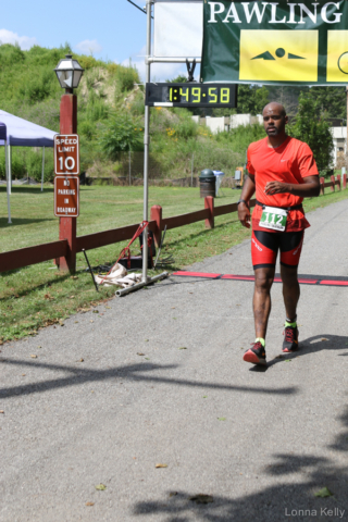 Pawling Triathlon Finisher bib 112