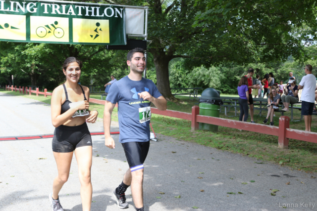 Pawling Triathlon Finisher bib 175 174