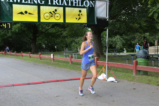 Pawling Triathlon Finisher bib 37