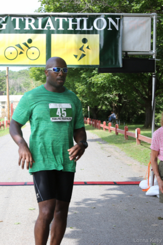 Pawling Triathlon Finisher bib 45