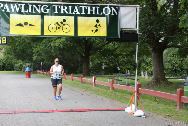 Pawling Triathlon Finisher bib 36