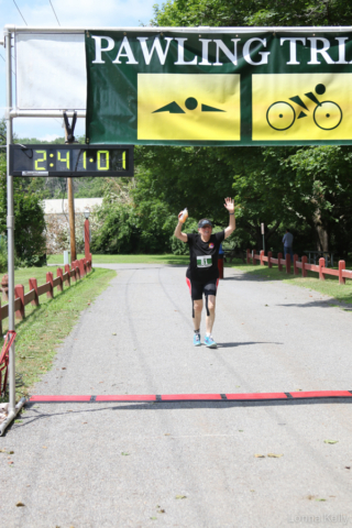 Pawling Triathlon Finisher bib 81