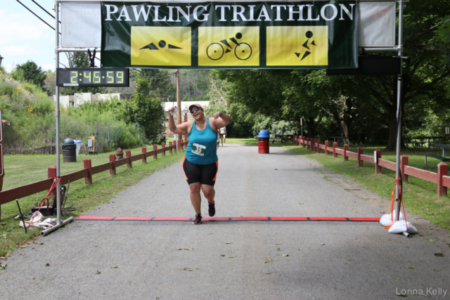 Pawling Triathlon Finisher bib 39