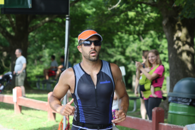 Pawling tri runner orange visor