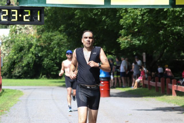 Pawling Triathlon Finisher bib 17