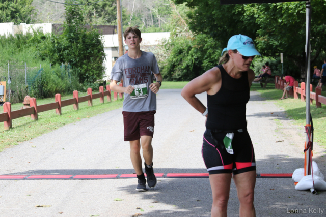 Pawling Triathlon Finisher bib 63