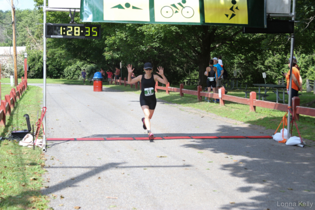 Pawling Triathlon Finisher bib 19