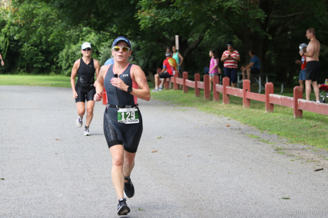 Pawling Triathlon Finisher bib 129