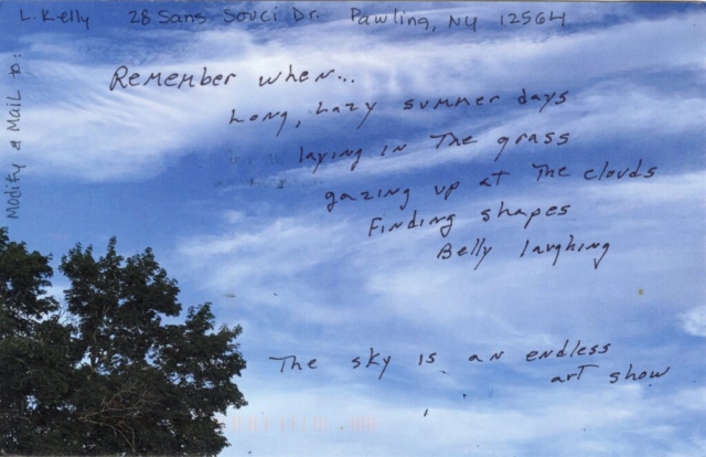 Text Remember when long lazy summer days laying in the grass gazing up at clouds finding shapes
