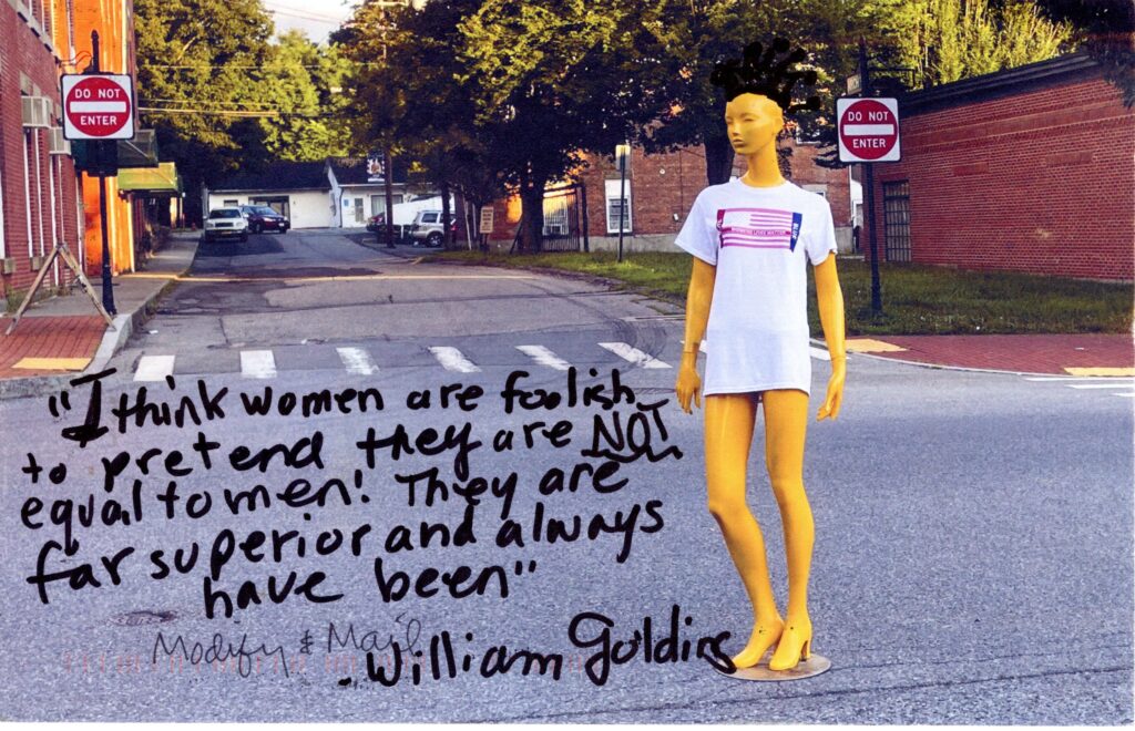 to equal to women. they are far superior and have always been- William Goldiss